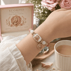 🔥🔥 Limitierte Edition 💫 12-Sternzeichen-Armband – Natur-Chalcedon, Ihr Sternzeichen, Ihre Energie