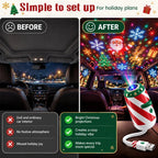 Merry Ride Weihnachts-Auto-Projektorlampe