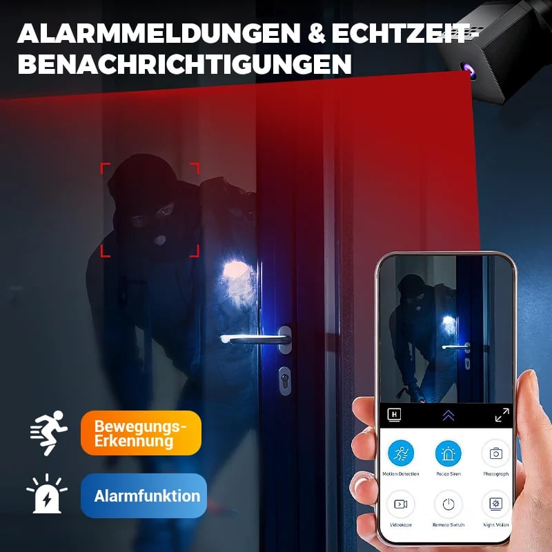 📹 50 % RABATT 🌙 Drahtlose Mini-Kamera, Nachtsichtfunktion für die Sicherheitsüberwachung 🔒