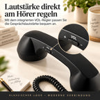 ☎️✨ Retro-Telefonhörer mit USB-C – Klassischer Look, moderner Komfort für Smartphone & Tablet 📱