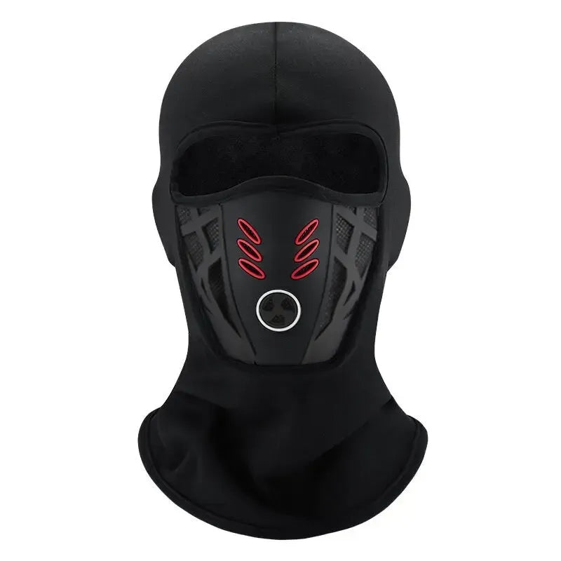 WinterRide 3D-Sturmhaube aus atmungsaktivem Fleece – windabweisende Winter-Gesichtsmaske