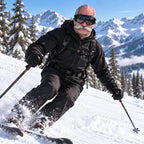🤣 Lustige, realistische Gesichts-Sturmhaube | Urkomische Party-Maske für Ski- und Snowboard-Resorts, Gruppenausrüstung für die Winterpisten