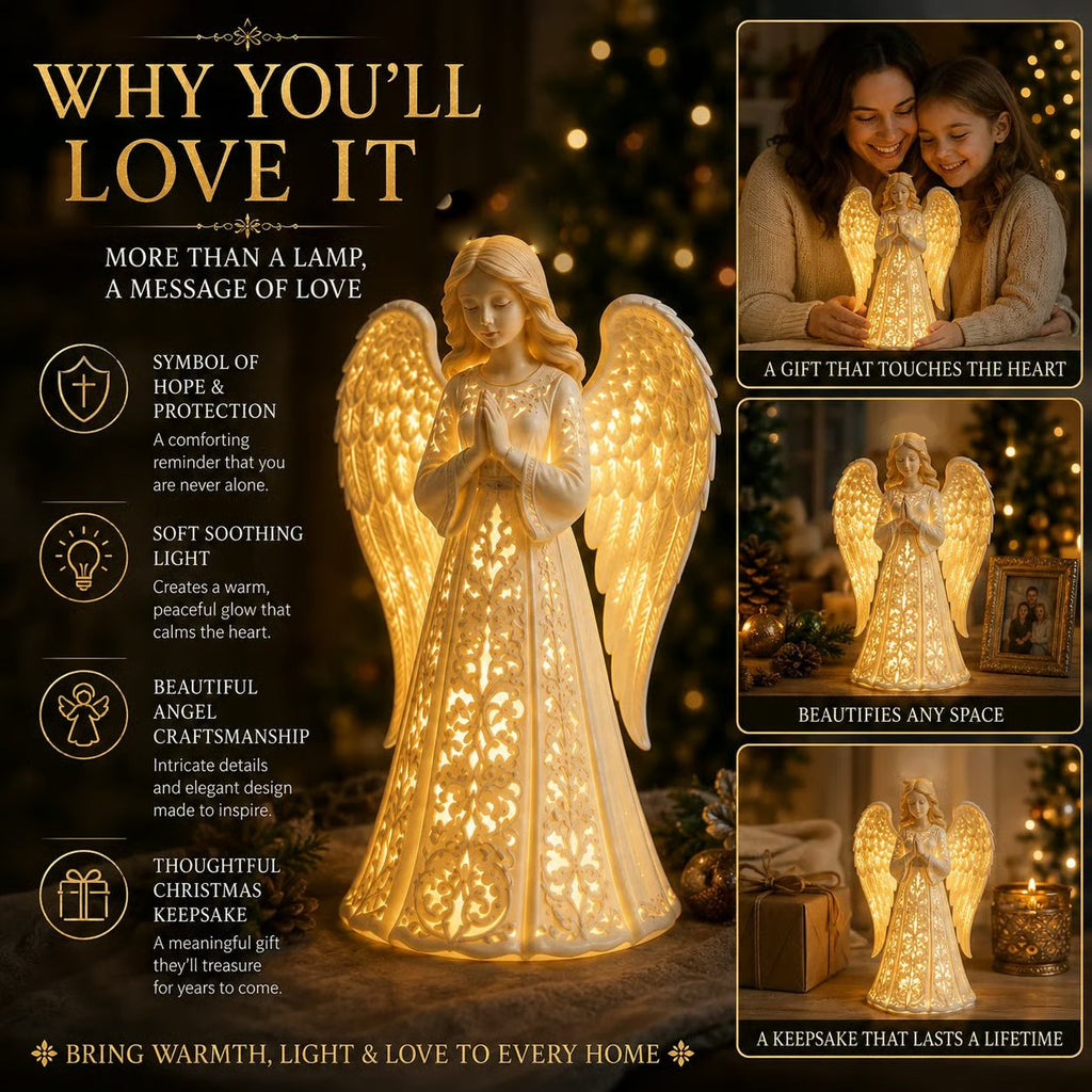 ✨ Engel-Weihnachtsschutzlicht – ein Symbol für Hoffnung, Liebe und Schutz