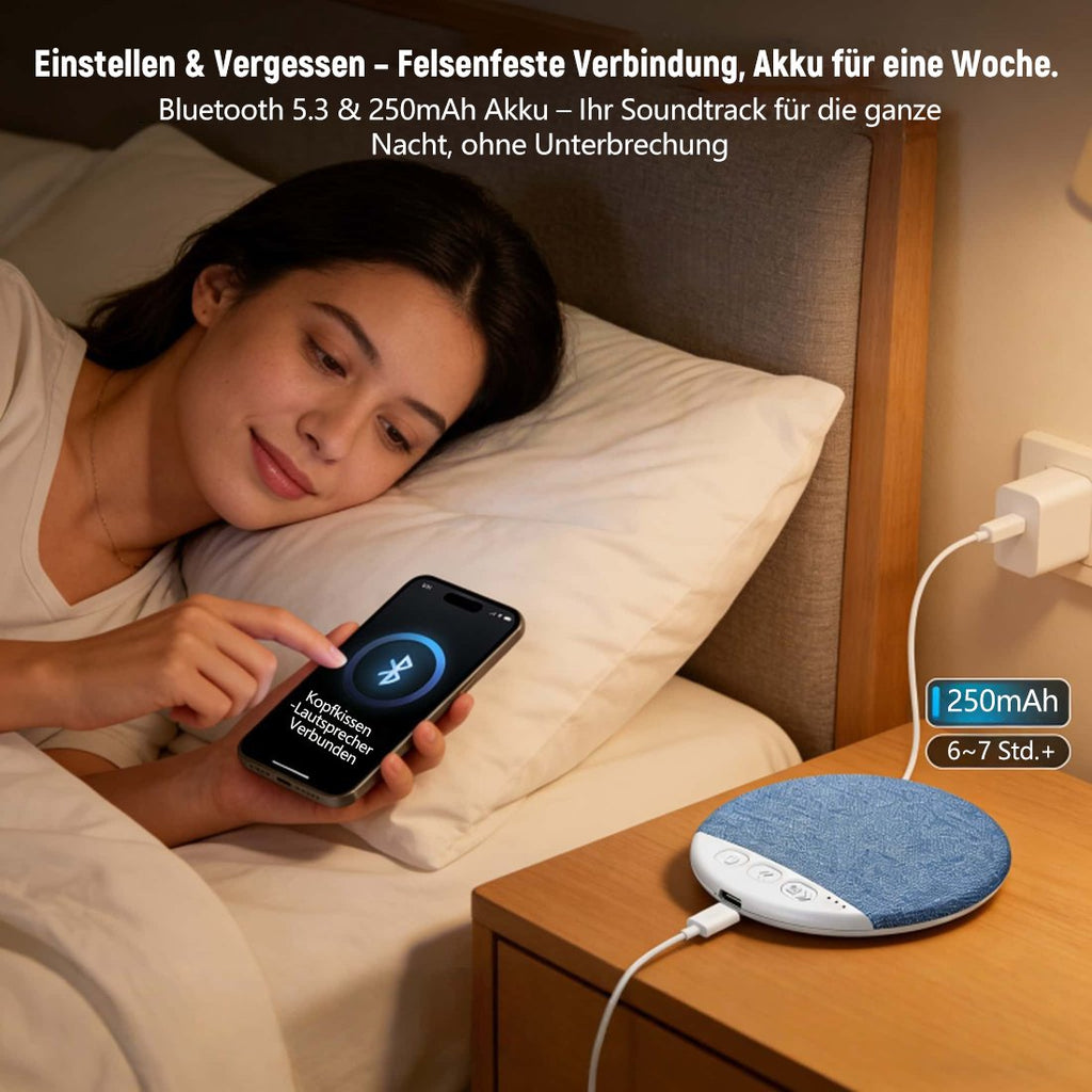 Bluetooth-Kisslautsprecher – Deine private Klangoase zum Schlafen 🎧🌙