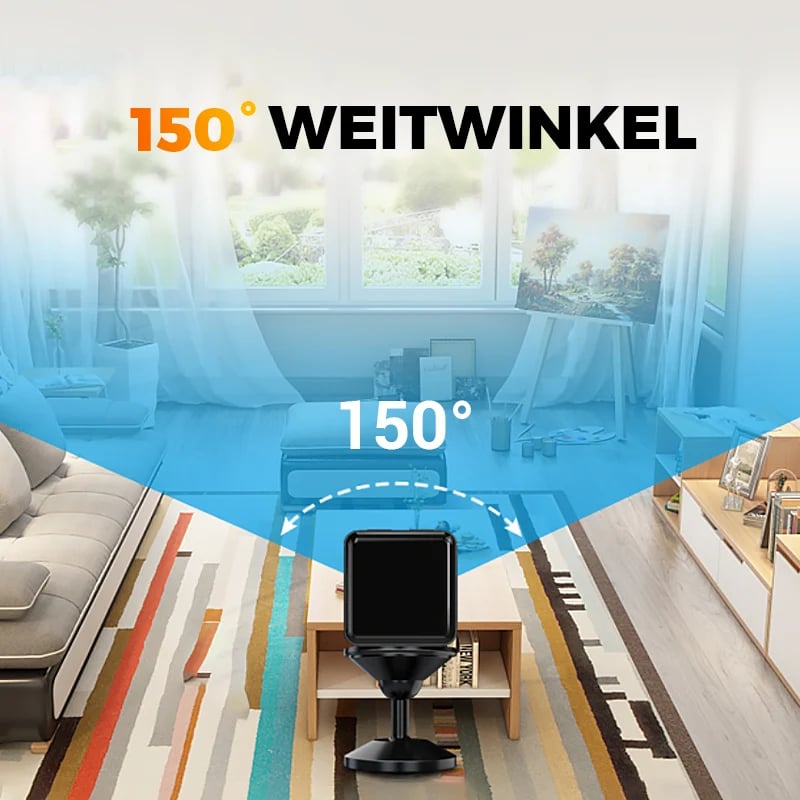 📹 50 % RABATT 🌙 Drahtlose Mini-Kamera, Nachtsichtfunktion für die Sicherheitsüberwachung 🔒