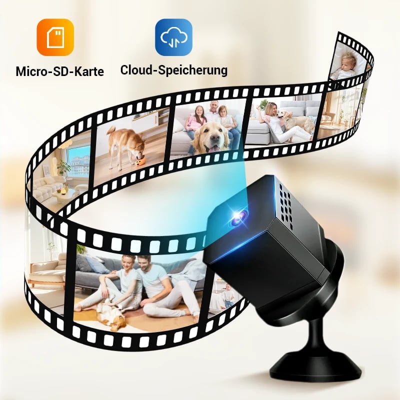 📹 50 % RABATT 🌙 Drahtlose Mini-Kamera, Nachtsichtfunktion für die Sicherheitsüberwachung 🔒