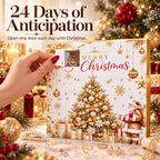 Schmuck Adventskalender mit 24 Türchen | Überraschungen mit Ohrringen, Halsketten & Armbändern