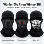 WinterRide 3D-Sturmhaube aus atmungsaktivem Fleece – windabweisende Winter-Gesichtsmaske