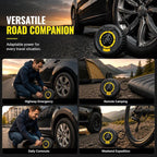 4-in-1 Auto-Notfallhelfer mit Starthilfe & Reifenkompressor