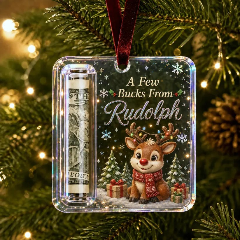🔥 50 % RABATT – Weihnachts-Geldgeschenk-Anhänger 🎄 | Bargeld festlich verschenken