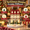 🎄 Weihnachts-Haus Aroma Diffusor – warmes Licht und sanfter Nebel, Festtagsdekoration