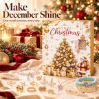 Schmuck Adventskalender mit 24 Türchen | Überraschungen mit Ohrringen, Halsketten & Armbändern