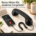 ☎️✨ Retro-Telefonhörer mit USB-C – Klassischer Look, moderner Komfort für Smartphone & Tablet 📱