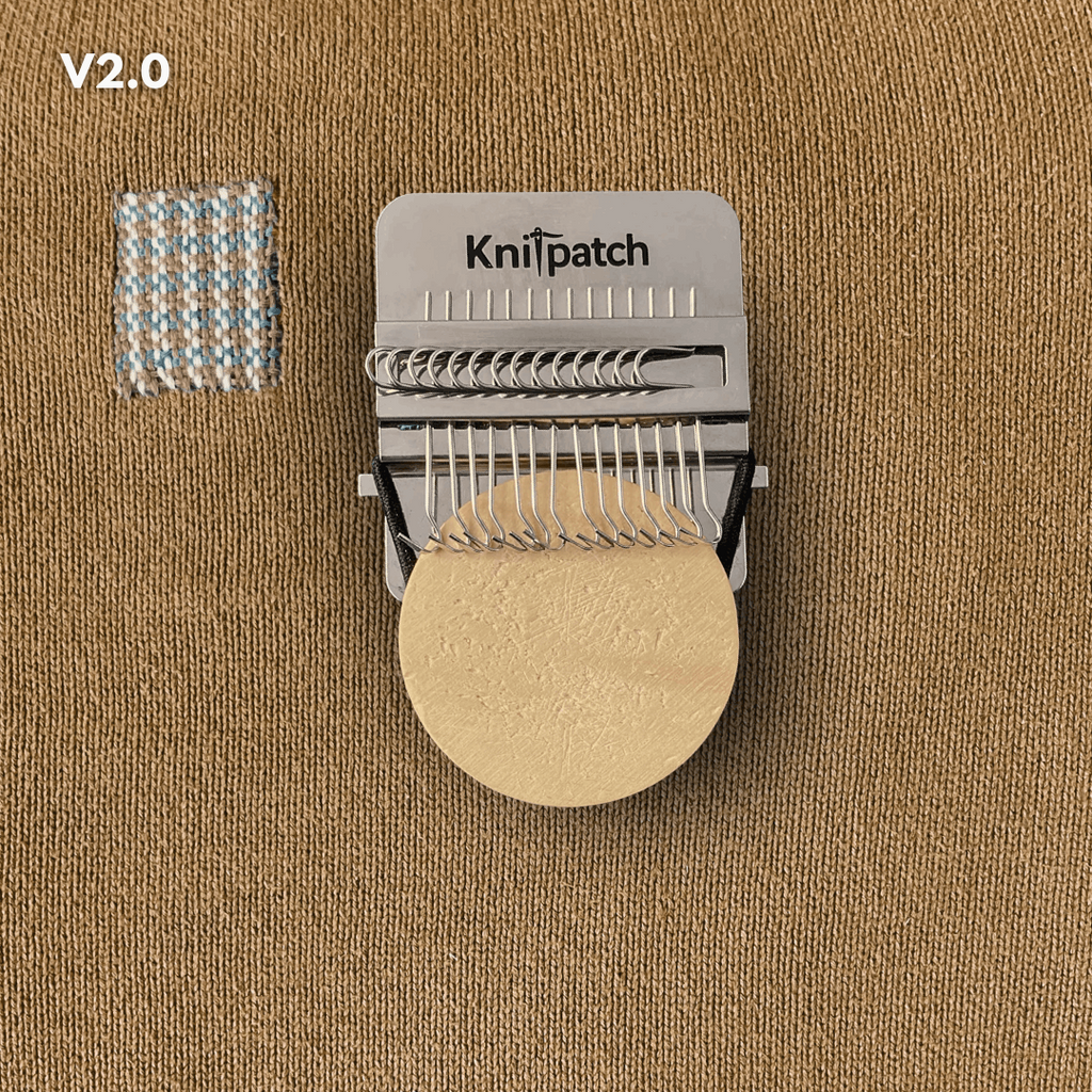🧵 14-Haken Mini-Stopfwebrahmen | Kleidung reparieren & kreativ gestalten