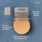 🧵 14-Haken Mini-Stopfwebrahmen | Kleidung reparieren & kreativ gestalten