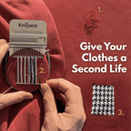 🧵 14-Haken Mini-Stopfwebrahmen | Kleidung reparieren & kreativ gestalten