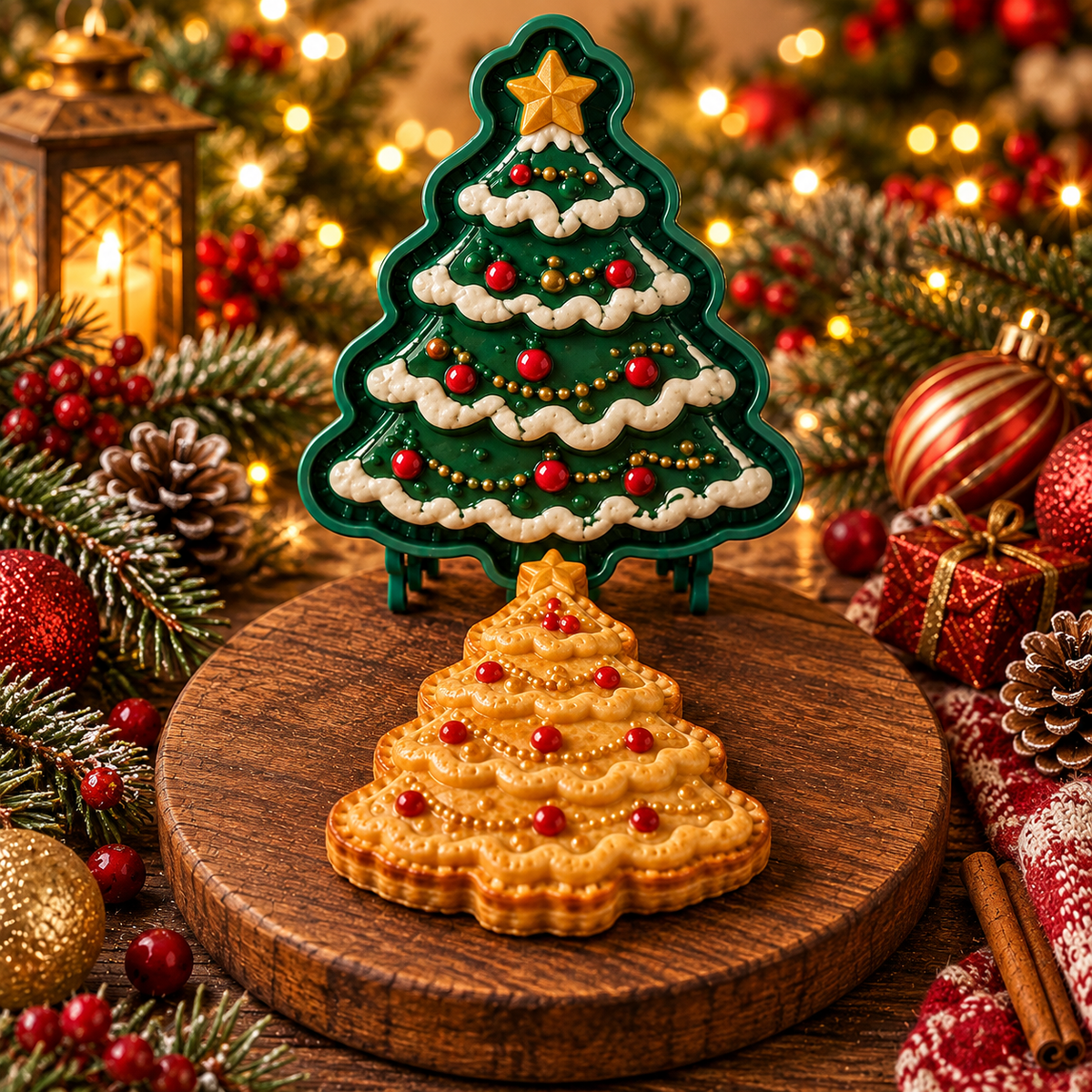 Weihnachtsbaum Mini-Kuchenform – Einzelbild