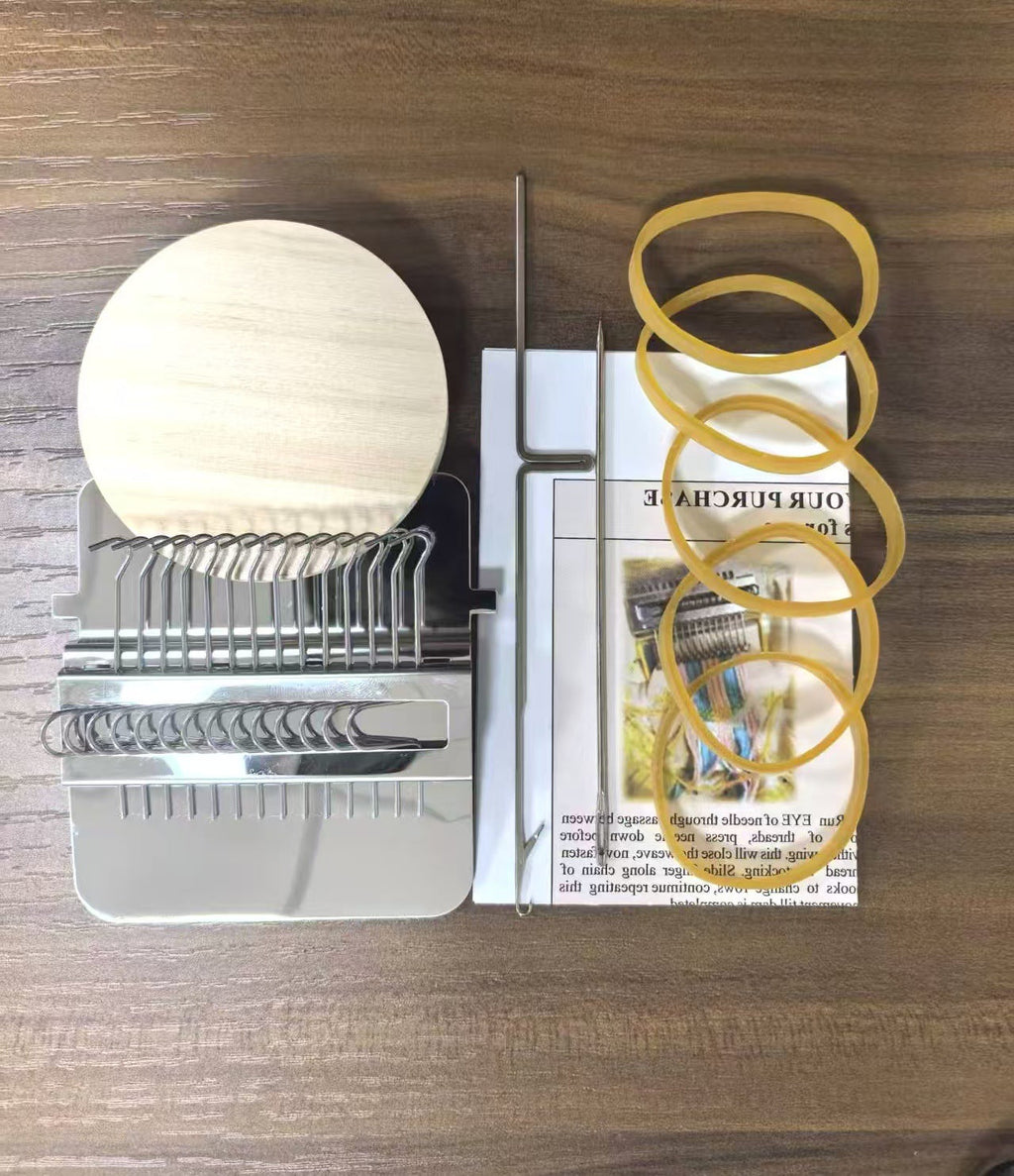🧵 14-Haken Mini-Stopfwebrahmen | Kleidung reparieren & kreativ gestalten