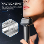 🪒 LIMITIERTER 50% RABATT! Wiederaufladbarer Folien-Elektrorasierer für Herren – 60 Minuten Akkulaufzeit, IPX6 wasserfest, flüsterleiser Betrieb für empfindliche Haut