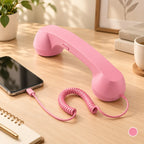 ☎️✨ Retro-Telefonhörer mit USB-C – Klassischer Look, moderner Komfort für Smartphone & Tablet 📱