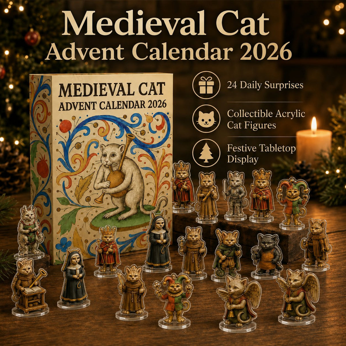🐱 Medieval Cat Advent Calendar 2026