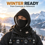 Winter-Fleece-Sturmhaube – 3-in-1-Gesichts- und Nackenwärmer