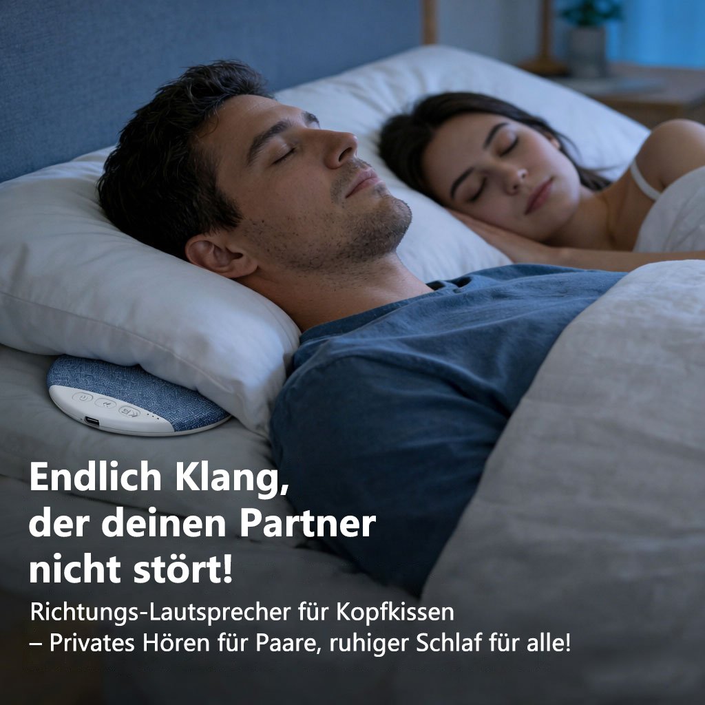 Bluetooth-Kisslautsprecher – Deine private Klangoase zum Schlafen 🎧🌙