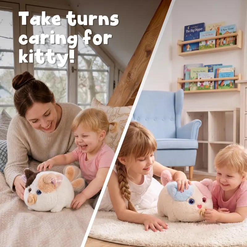 🐱 Interaktive Kuschelkatze – Der liebevolle Katzenfreund für Kinder & Katzenliebhaber