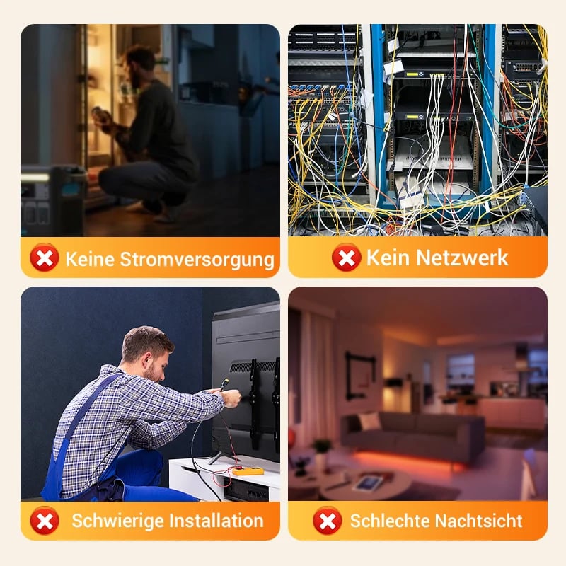 📹 50 % RABATT 🌙 Drahtlose Mini-Kamera, Nachtsichtfunktion für die Sicherheitsüberwachung 🔒