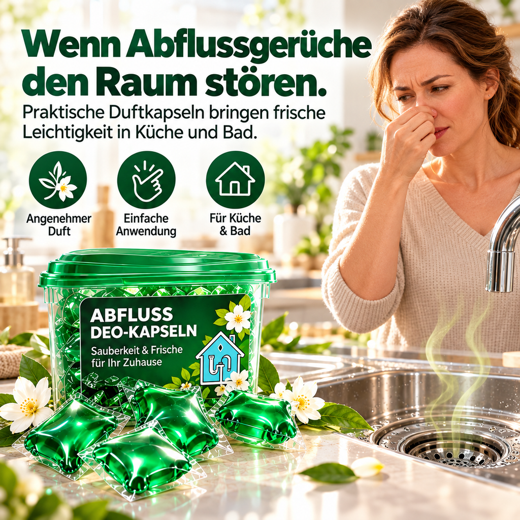Wenn Abflussgerüche den Raum stören