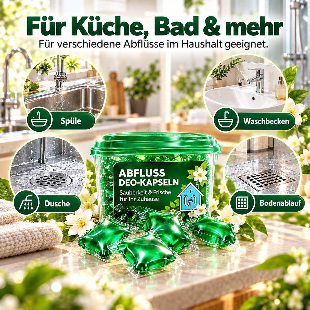 Für verschiedene Abflüsse im Haushalt