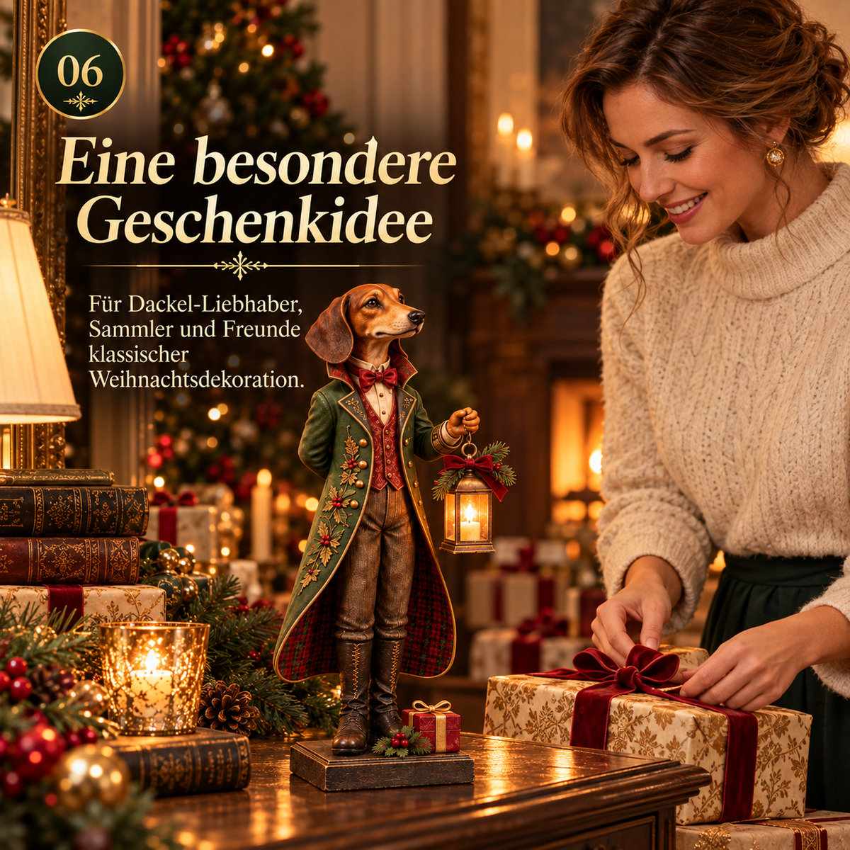 Dackel Weihnachtsdeko – besondere Geschenkidee