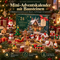 24-Tage Mini-Adventskalender mit Bausteinen – 24 Weihnachtsmotive