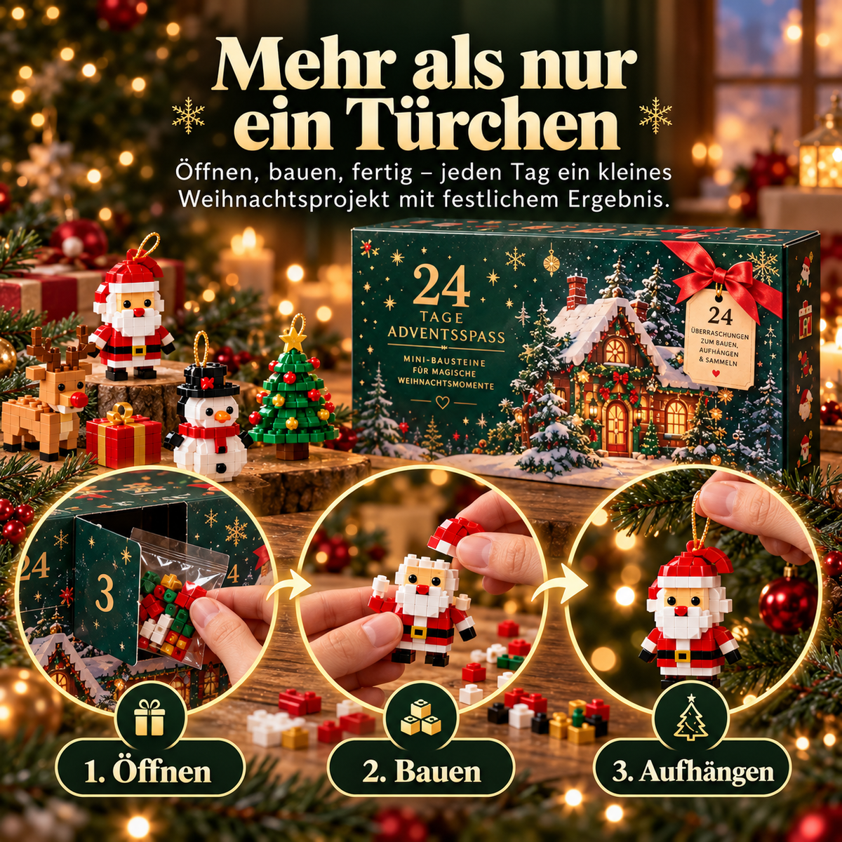 Mehr als nur ein Türchen – tägliches Mini-Bauprojekt