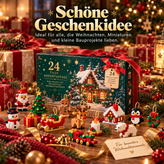 Mini-Adventskalender als Weihnachtsgeschenk