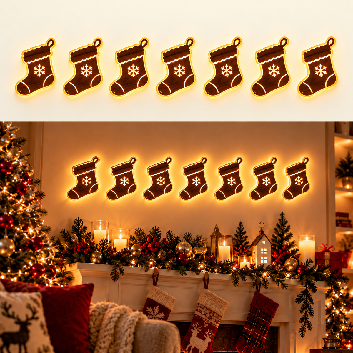 Weihnachtsstrumpf – 7 Stück