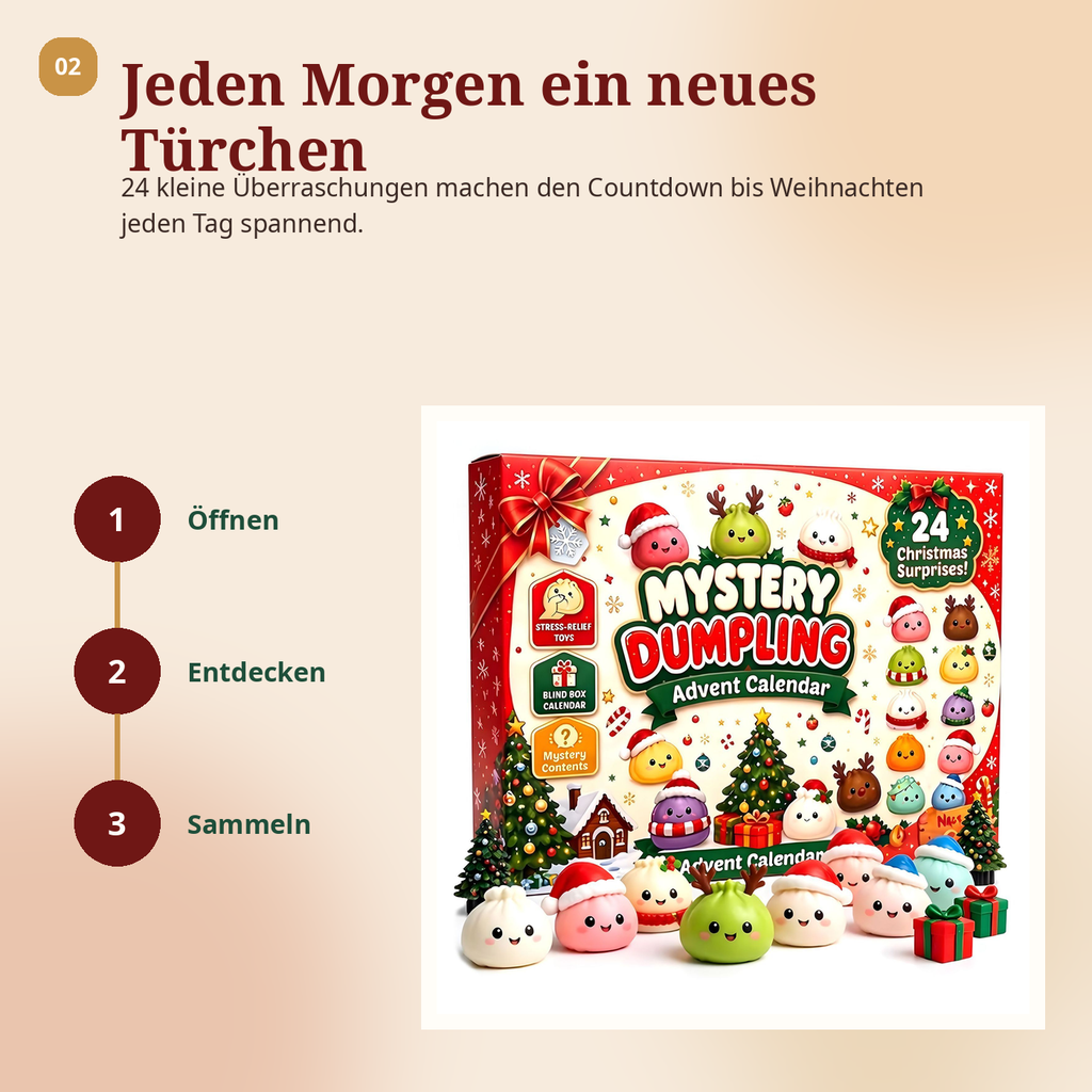 Jeden Morgen ein neues Türchen