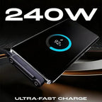 MFi-zertifiziertes 240W Schnellladekabel mit Handy-Ständer – 2-in-1 USB-C Ladekabel für iPhone & Samsung