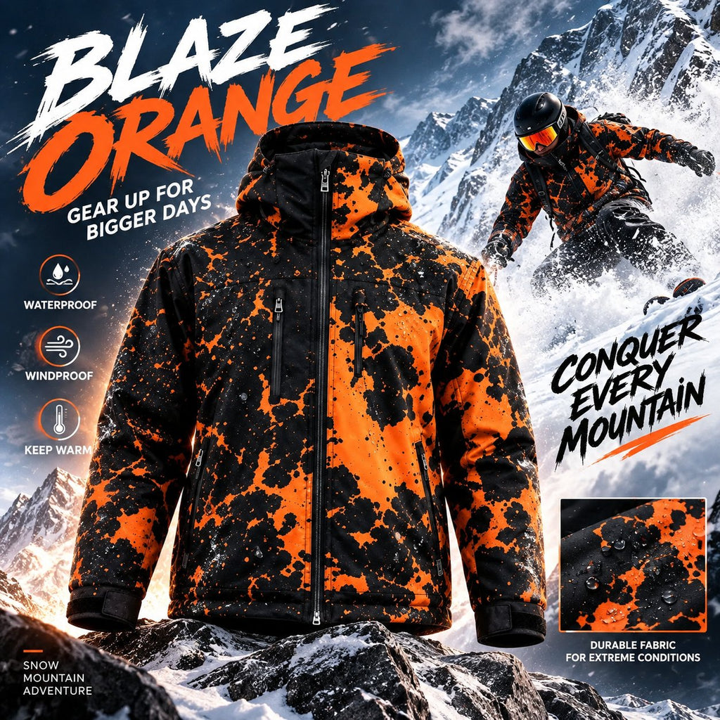 ❄️ Snow-Shift Reaktive Winterjacke – Farbe, die mit dem Wetter wechselt