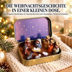 ✨ Tragbare Mini-Krippe in Aufbewahrungsdose – Weihnachtskrippen-Set im Taschenformat