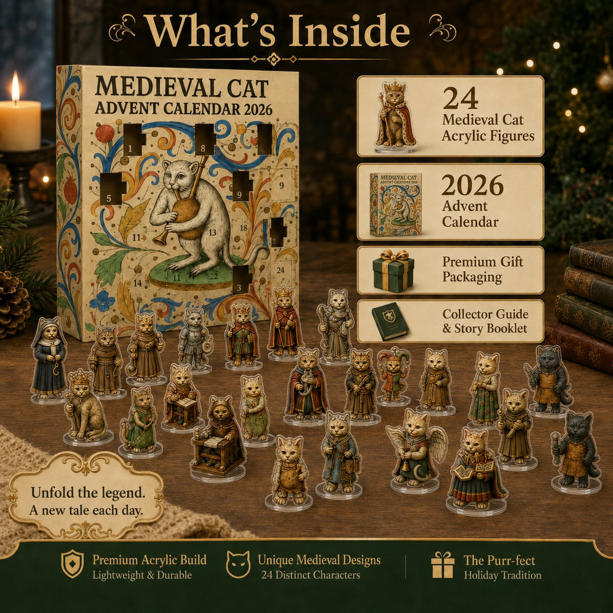 🐱 Medieval Cat Advent Calendar 2026