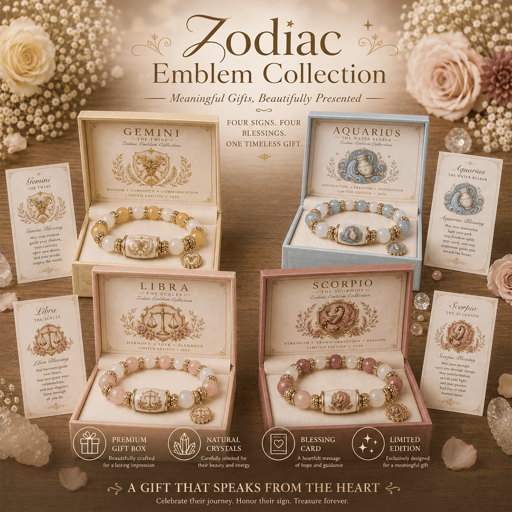 🔥🔥 Limitierte Edition 💫 12-Sternzeichen-Armband – Natur-Chalcedon, Ihr Sternzeichen, Ihre Energie