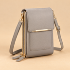 Touchscreen-Handytasche Grau