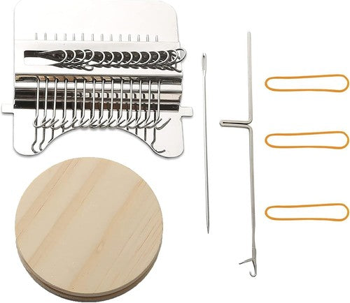 🧵 14-Haken Mini-Stopfwebrahmen | Kleidung reparieren & kreativ gestalten