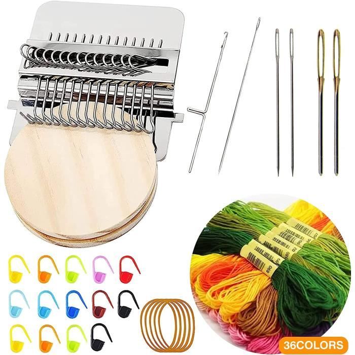 🧵 14-Haken Mini-Stopfwebrahmen | Kleidung reparieren & kreativ gestalten