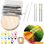 🧵 14-Haken Mini-Stopfwebrahmen | Kleidung reparieren & kreativ gestalten