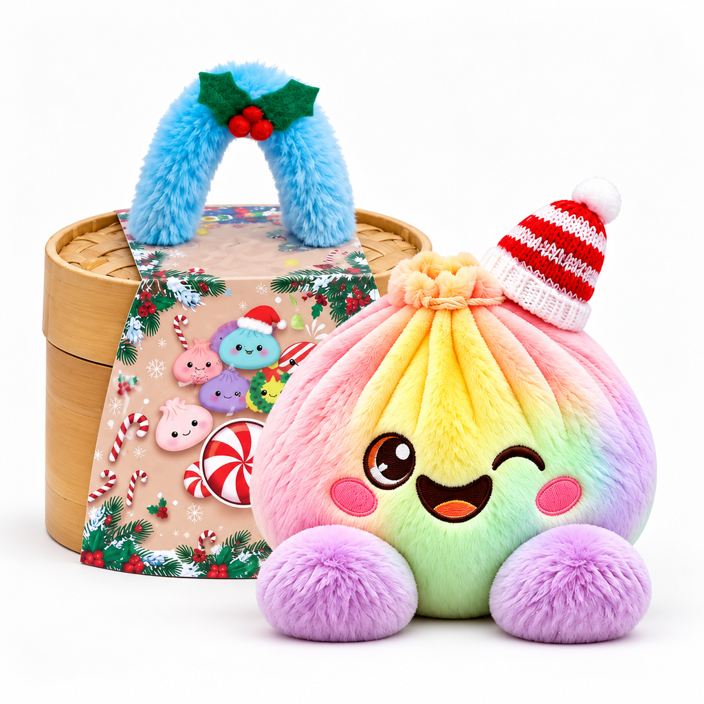 Mystery Dumpling Plüsch – Regenbogen
