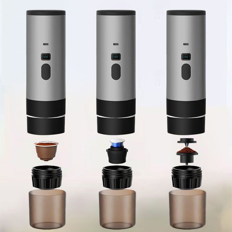 🔥 50 % RABATT – ☕ Tragbare Akku-Espressomaschine | Für Kaffeepulver & Kapseln, USB-C