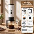 🔥 50 % RABATT – ☕ Tragbare Akku-Espressomaschine | Für Kaffeepulver & Kapseln, USB-C