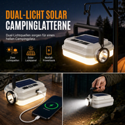 Wiederaufladbare Solar-LED-Campinglampe